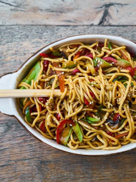 Silky Korean Japchae Noodles