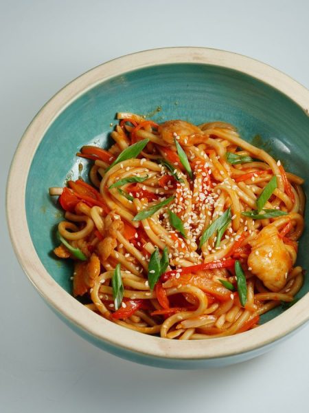 Sizzling Chicken Chow Mein